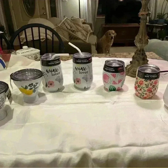 Wine Lovers- Thirstystone 16oz stainless steel tumbler with lid and straw - Picture 9 of 16